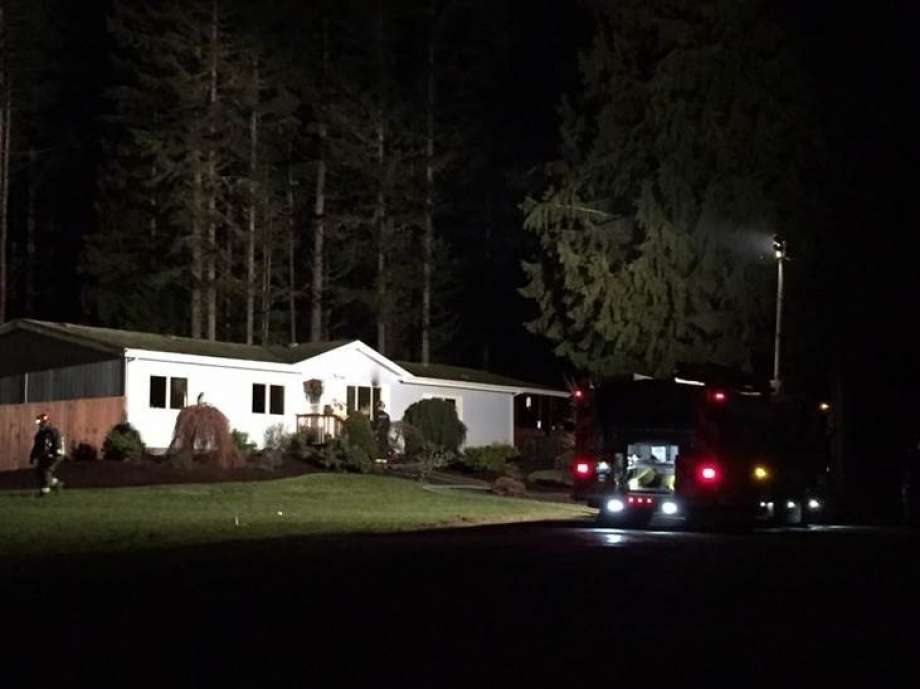 The house where three people were found dead. Photo: Kitsap County Sheriff's Office Via KOMO News