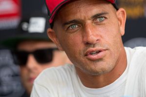 Controversial comments: Surfing champion Kelly Slater.