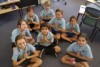 Students meditating at Byron Bay Public School