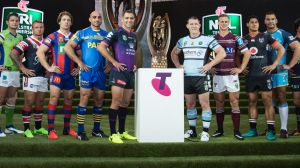 Follow the leader: The 16 captains vying for the premiership. 