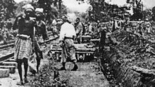 Malaysian Tamils during the construction of Thai-Burma Railway