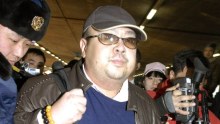 Kim Jong-nam, eldest son of then North Korean leader Kim Jong-il, is pictured at Beijing airport in 2007.