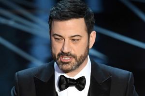 Jimmy Kimmel hosting the 2017 Academy Awards.