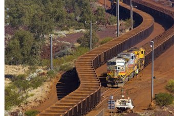 Iron ore trains