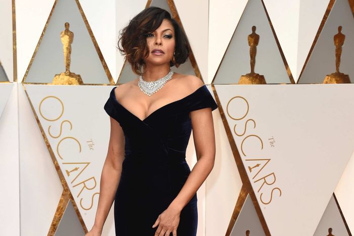 Taraji P. Henson arrives at the Oscars