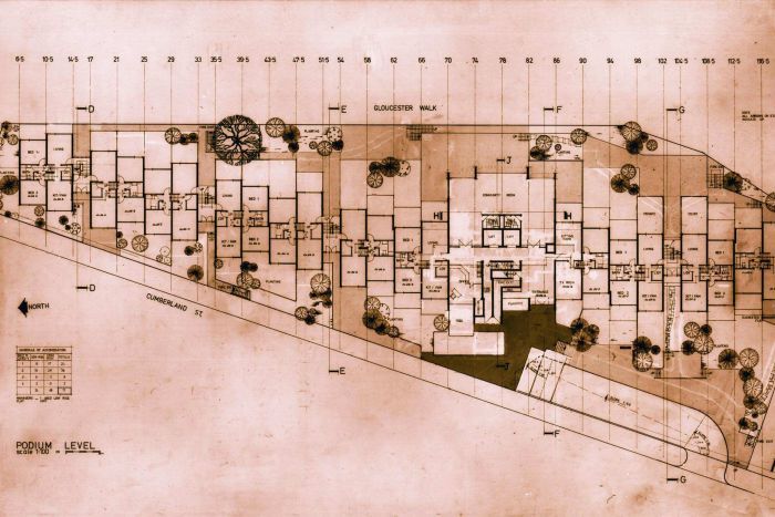 Architectural plans for the Sirius social housing complex.