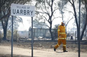 Property damage at Uarbry, NSW.