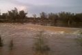 The part of the Murchison River where a man has gone missing. 