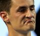 Bernard Tomic Bernard Tomic vs Daniel Evans at the Hisense Arena. Day 5 of the Australian Open tennis tournament in ...