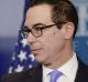 Steven Mnuchin talked up tax cuts but said he didn't expect any acceleration in the US economy until 2018.