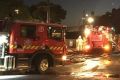 More than 20 fire trucks and four cranes are on the scene at Maffra and Lisa streets.