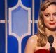 Brie Larson at Golden Globes