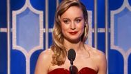 Brie Larson at Golden Globes