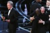 The scene as La La Land hands over best picture Oscar to Moonlight