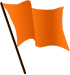 Orange flag waving.svg