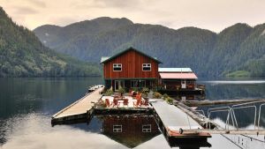 A floating cabin?