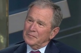 Former US President George W. Bush on the Today show.