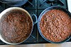 Italian and Australian style Bolognese side by side