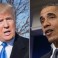 Trump blames Obama for protests, leaks