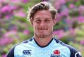BRISBANE, AUSTRALIA - FEBRUARY 13: Michael Hooper of the Waratahs poses during the 2017 Super Rugby Media Launch at ...