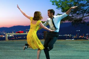 Emma Stone's bright yellow dress become as much a symbol of Oscar favourite <i>La La Land</i> as the city skyline it ...