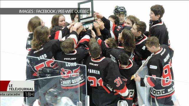 La victoire d'une équipe pee-wee du Nouveau-Brunswick dans un tournoi au Québec fait sourciller