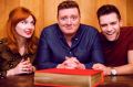 Alice Levine, Jamie Morton and James Cooper will bring their podcast <i>My Dad Wrote A Porno</i> to Australia for a ...