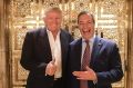 Nigel Farage visited Donald Trump in New York after the 2016 election.