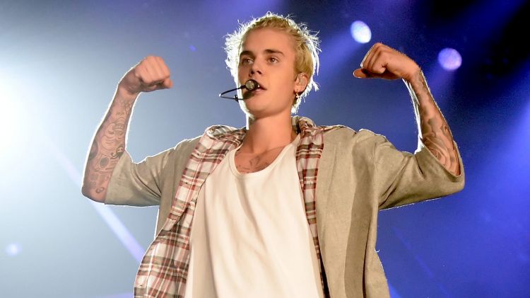 Justin Bieber performs at KeyArena on March 9, 2016, in Seattle, on the US leg of his world tour.