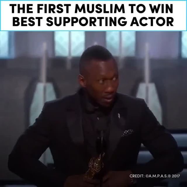 @mahershalaali won Best Supporting Actor last night at the #Oscars. He is the first Muslim to do so.