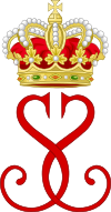 Royal Monogram of Princess Stephanie of Monaco.svg