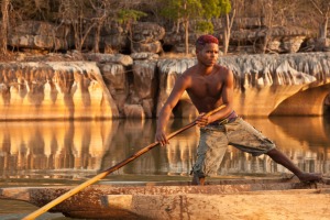 A local fisherman on the river.