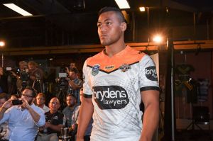 Gambling allegations: West Tigers' Tim Simona is being investigated.