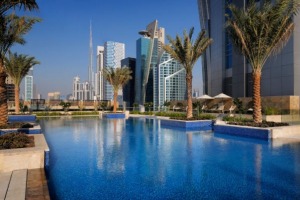 The rooftop pool.