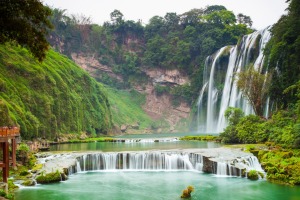 Huangguoshu Waterfalls in the Guizhou province, China.