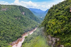 Guyana, South American, mountains, valley