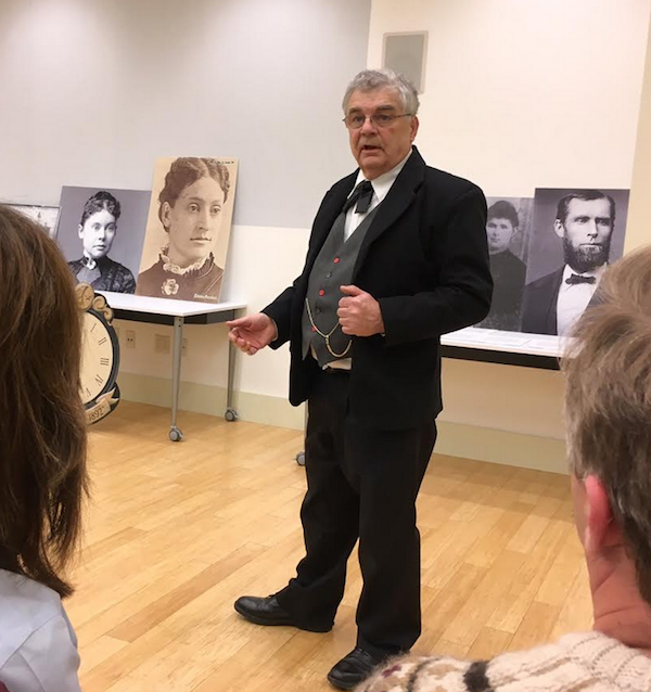 rich Little gives a talk about Lizzie Borden