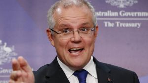 Treasurer Scott Morrison says it is not clear what position he will take over the extra revenue.