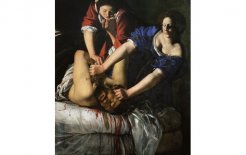 Artemisia Gentileschi, 'Judith and Holofernes', circa 1612. Oil on canvas, 159 x 126 centimetres. Courtesy of the Museo e Gallerie Nazionali di Capodimonte, Naples, Italy and the Bridgeman Art Library.