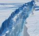 A crack in the Larsen C ice shelf grew 17 kilometres in December. 