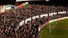 Full house: the first game of the AFLW competition.