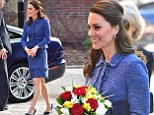 The Duchess of Cambridge arrives at the Ronald McDonald House Evelina London to open their 'home away from homeÌ accommodation for the families of children treated at Evelina London Children's Hospital. PRESS ASSOCIATION Photo. Picture date: Tuesday February 28, 2017. See PA story ROYAL Kate. Photo credit should read: Dominic Lipinski/PA Wire