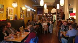 The inside of Ginger Bistro restaurant on Belfast’s Hope Street