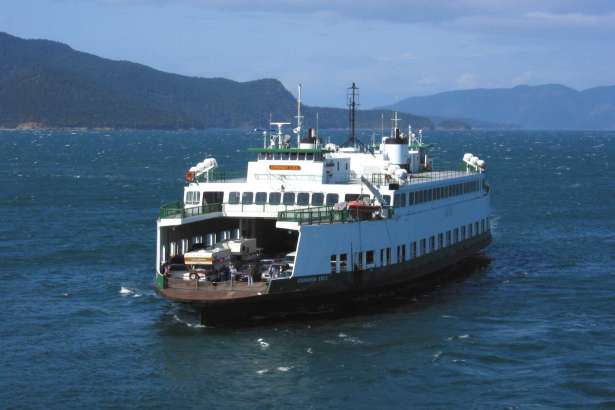 The M/V Evergreen State was built in 1954 and served on the San Juan islands route from 1959 until 2014. She was decommissioned officially this year. Photo courtesy WSDOT.