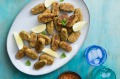 Cauliflower and fennel nuggets with ajvar.