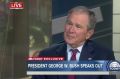Former US President George W. Bush on the Today show.