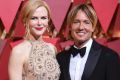 Nicole Kidman and Keith Urban arrive at the Oscars on Sunday.