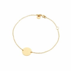 Engraveable Disc Bracelet