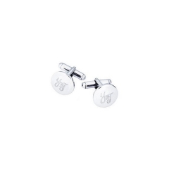 Engravable Cufflinks Sterling Silver