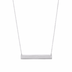 Engravable Medium Bar Necklace